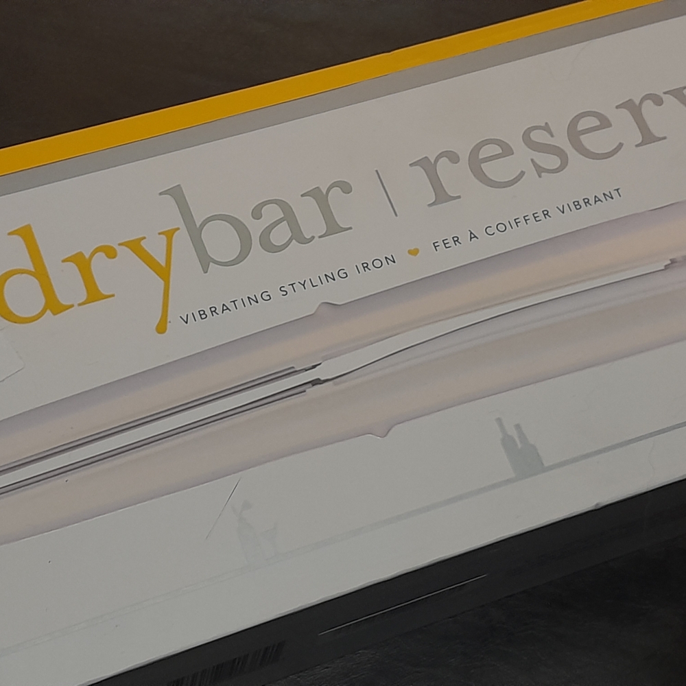 Drybar Reserve Vibrating Styling Iron - Yellow and Gray